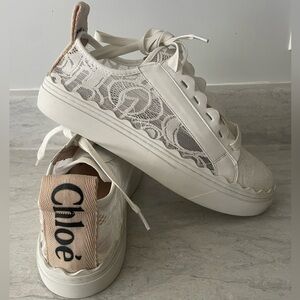 Chloe lace sneakers size 40